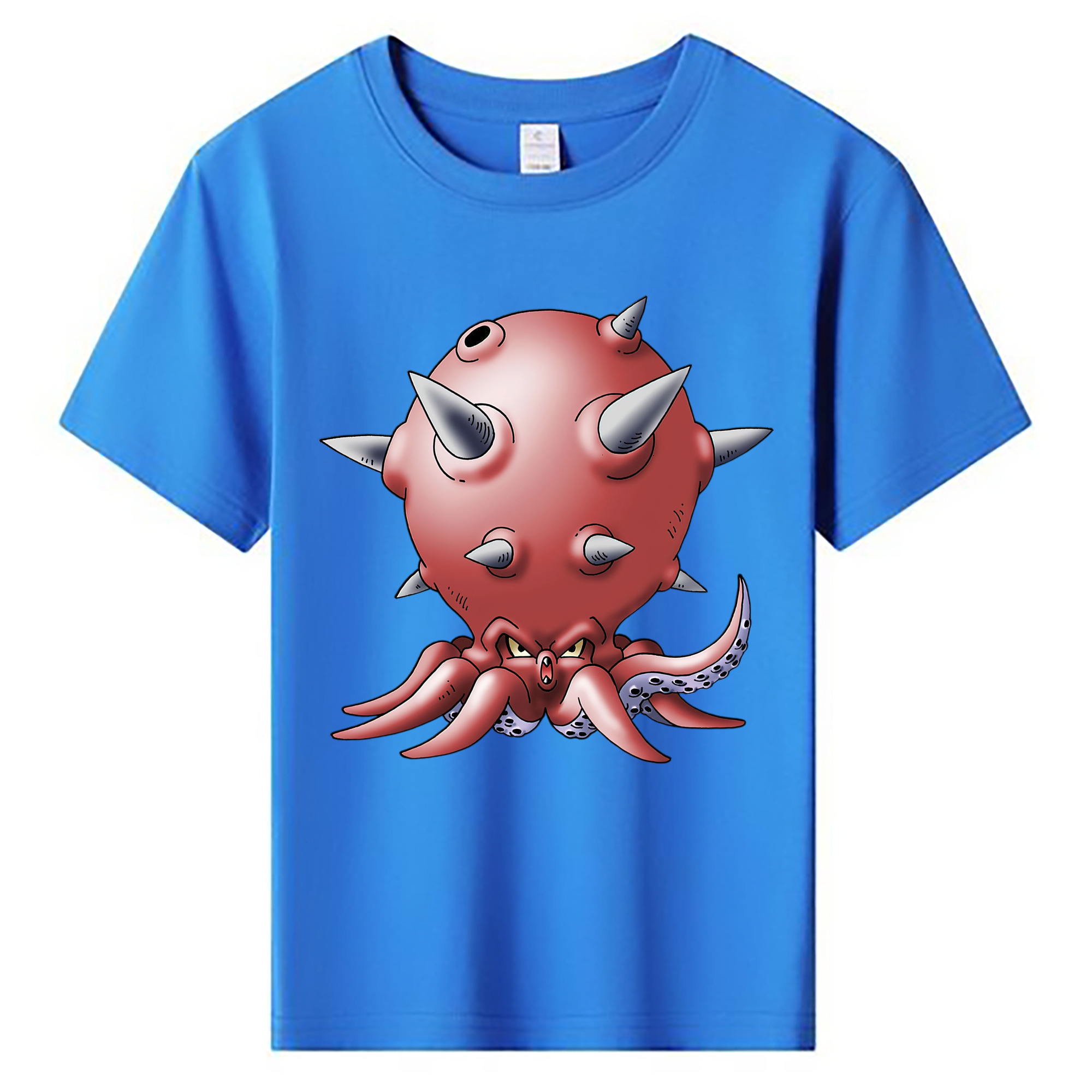 （画像用） ドラゴンクエスト Doragon Kuesuto Dragon Quest 綿100％キッズTシャツ（フロントプリント）